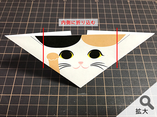猫の作り方 猫 折り紙 ねこ cat 招き猫 正月 無料 pdf 印刷