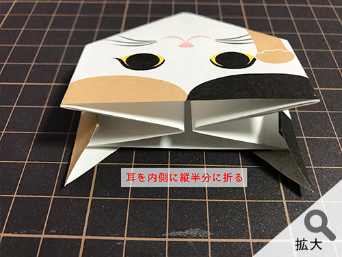 猫の作り方 猫 折り紙 ねこ cat 招き猫 正月 無料 pdf 印刷
