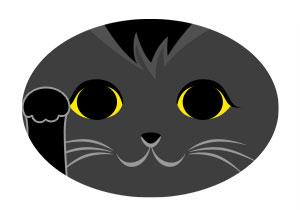 黒猫 ハチワレ 黒トラ 猫 折り紙 ねこ cat 招き猫 正月 無料 pdf 印刷