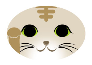キジトラ キジ猫 クリーム クリームトラ ハチワレ 猫 折り紙 ねこ cat 招き猫 正月 無料 pdf 印刷