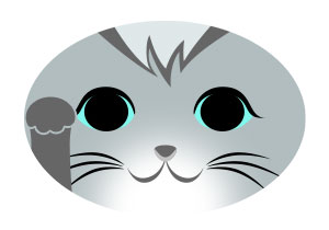 サバトラ 灰猫 アメショー ロシアンブルー ハチワレ 猫 折り紙 ねこ cat 招き猫 正月 無料 pdf 印刷