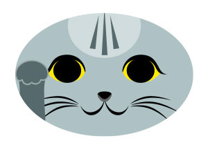 サバトラ 灰猫 アメショー ロシアンブルー ハチワレ 猫 折り紙 ねこ cat 招き猫 正月 無料 pdf 印刷