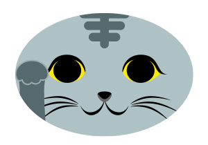 サバトラ 灰猫 アメショー ロシアンブルー ハチワレ 猫 折り紙 ねこ cat 招き猫 正月 無料 pdf 印刷