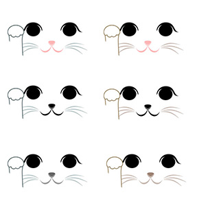 猫の折り紙 招き猫 色塗り用 テンプレート 無料 印刷 pdf