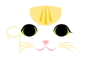 ハチワレ 茶白 茶白トラ クリーム白 クリームトラ 猫 折り紙 ねこ cat 招き猫 正月 無料 pdf 印刷