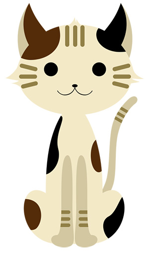 猫イラスト にゃん賀状 猫の年賀状 猫 イラスト 素材 フリー素材 無料