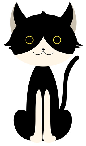 猫イラスト にゃん賀状 猫の年賀状 猫 イラスト 素材 フリー素材 無料