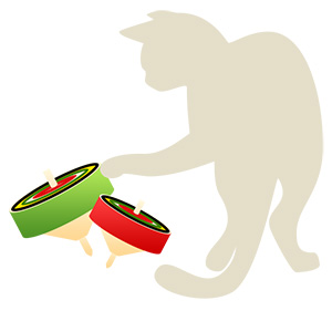 年賀状 にゃん賀状 猫の年賀状 シルエット 猫 イラスト 素材 フリー素材 無料